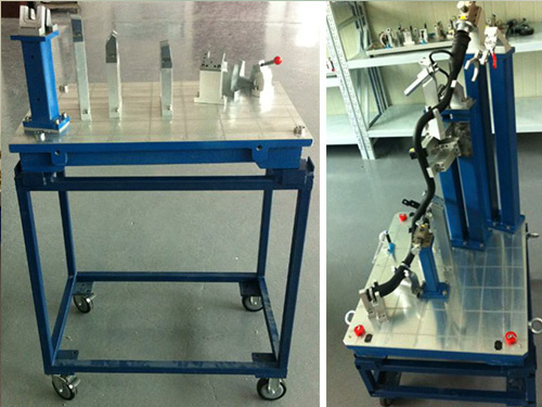 CCB主管铆压前、后综合检具